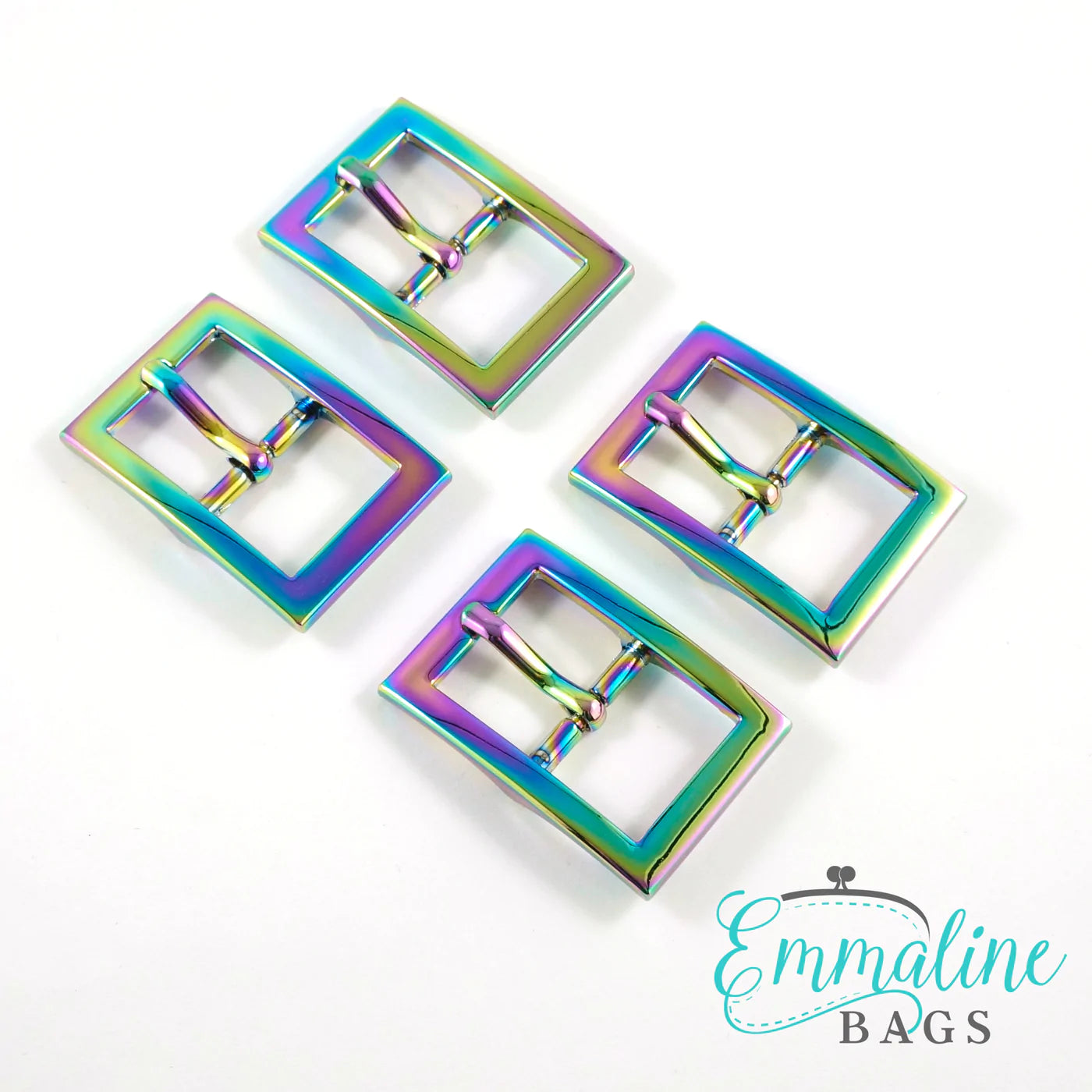 Double Ended Pin Buckles: (4 Pack)
