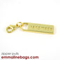 Zipper Pulls: "handmade" (1 Pack)